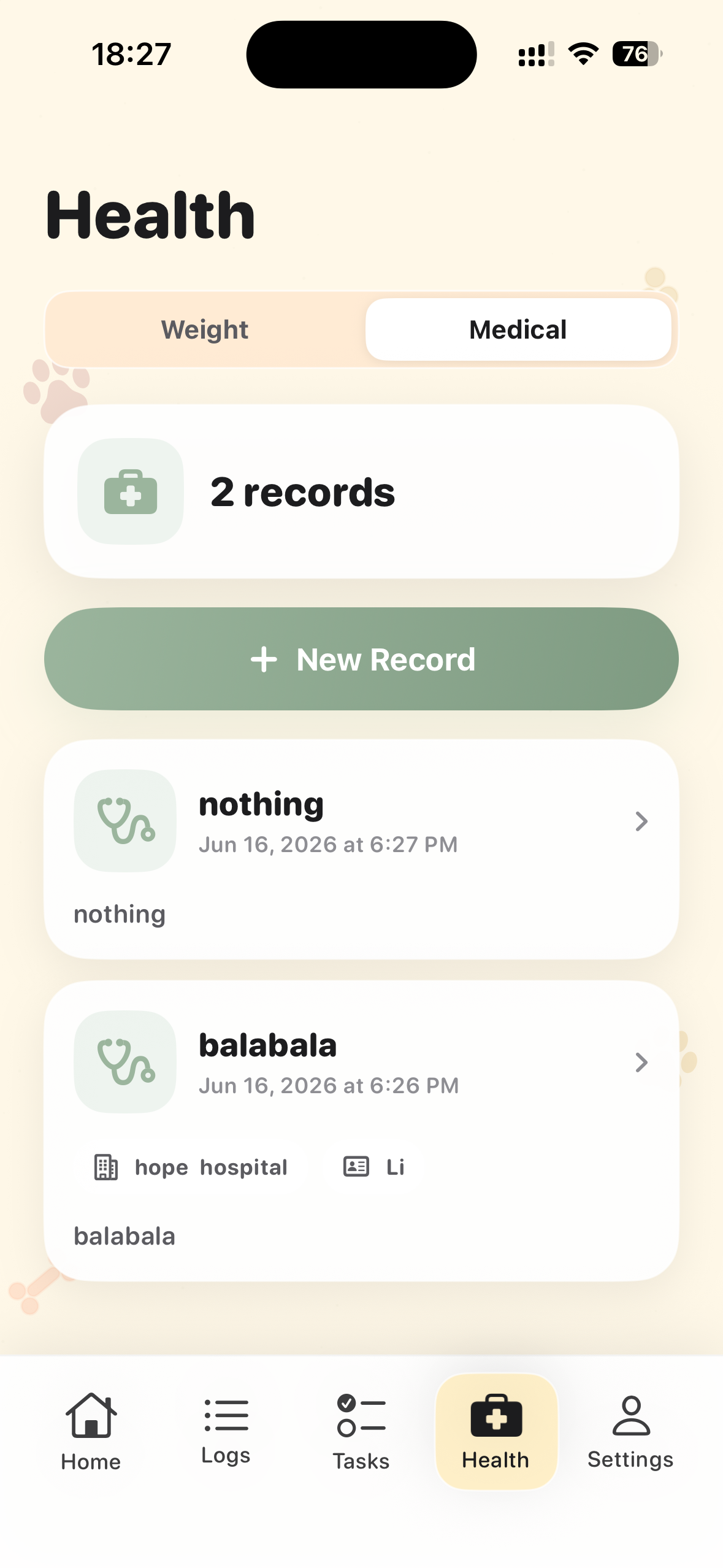 Medical Records