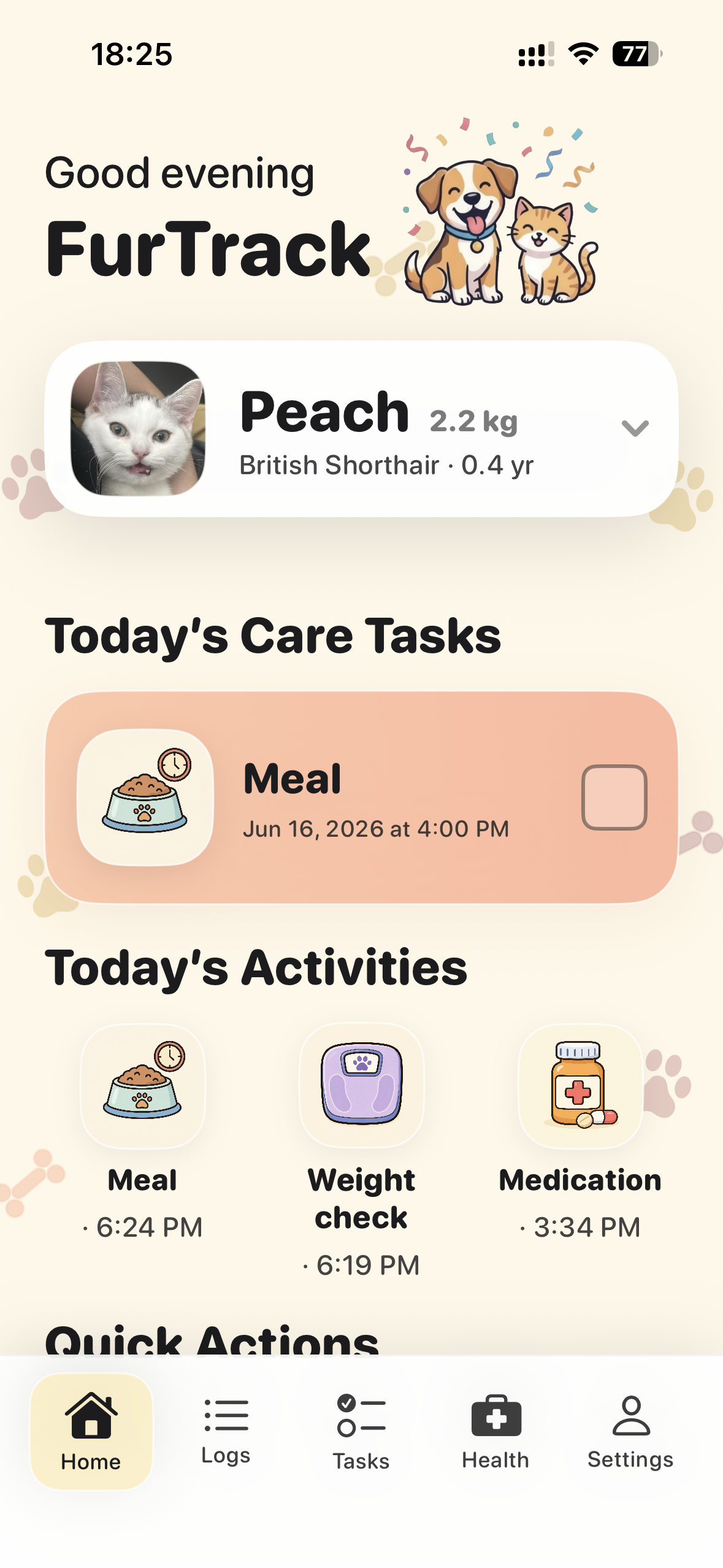 Timeline View